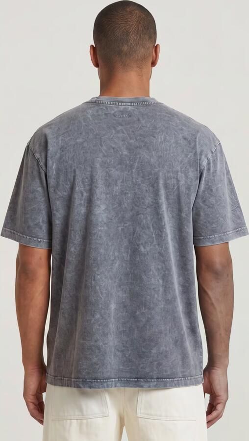 G-Star RAW Acid Washed T-Shirt Donkerblauw Heren - Foto 7