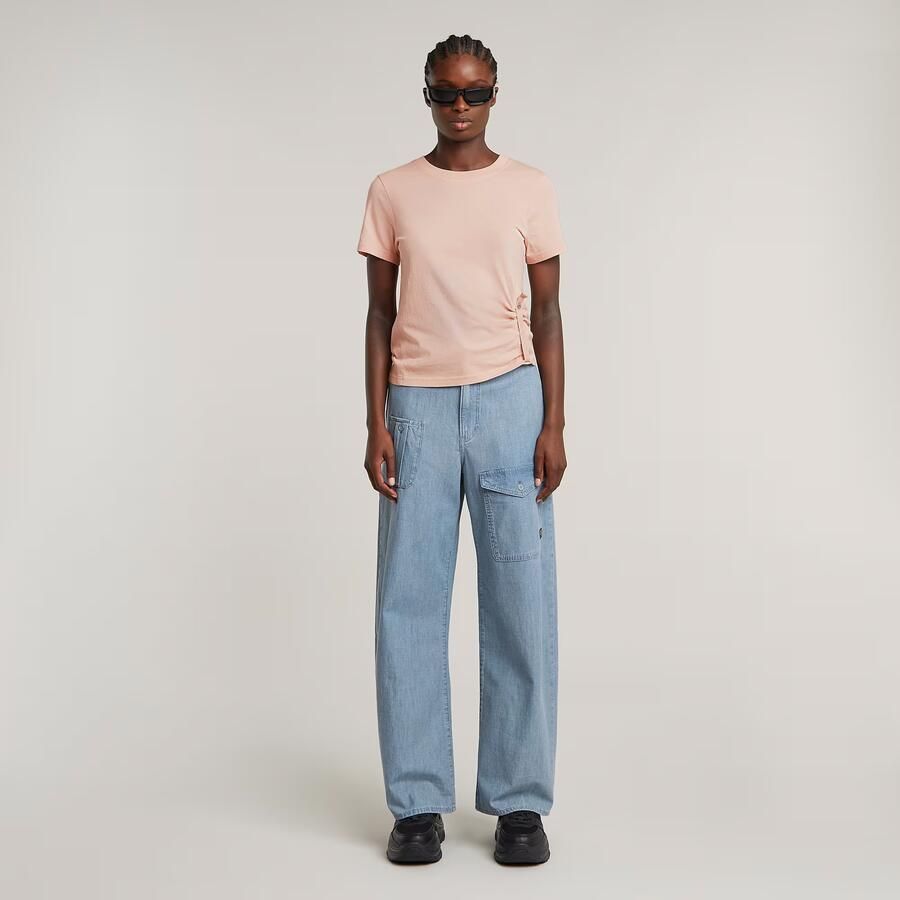 G-Star RAW Adjustable Slim T-shirt Roze Dames - Foto 3