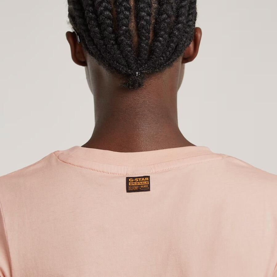 G-Star RAW Adjustable Slim T-shirt Roze Dames - Foto 7