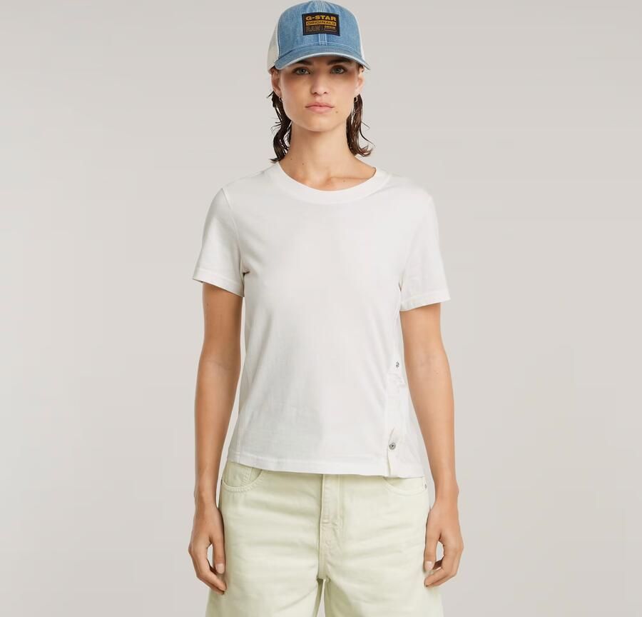 G-Star RAW Adjustable Slim Top Wit Dames - Foto 7