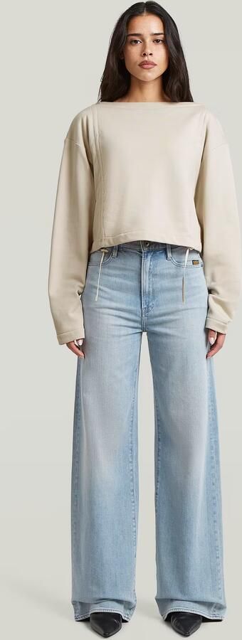G-Star RAW Adjustable Strings Sweater Wit Dames - Foto 7