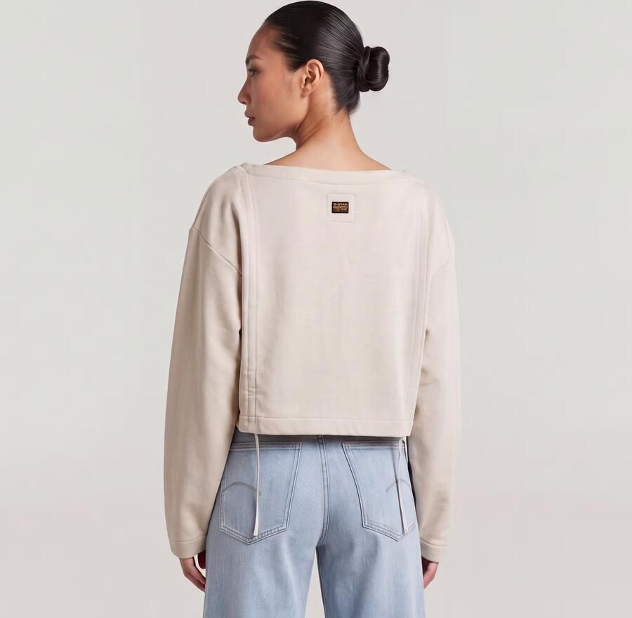G-Star RAW Adjustable Strings Sweater Wit Dames - Foto 3