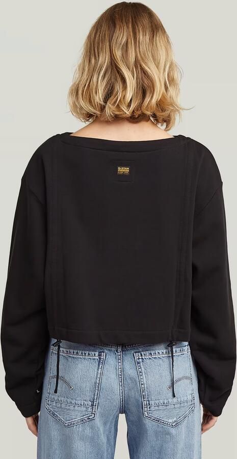 G-Star RAW Adjustable Strings Sweater Zwart Dames - Foto 6
