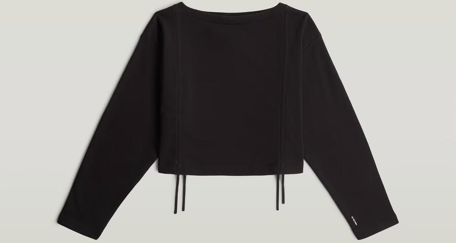 G-Star RAW Adjustable Strings Sweater Zwart Dames - Foto 5