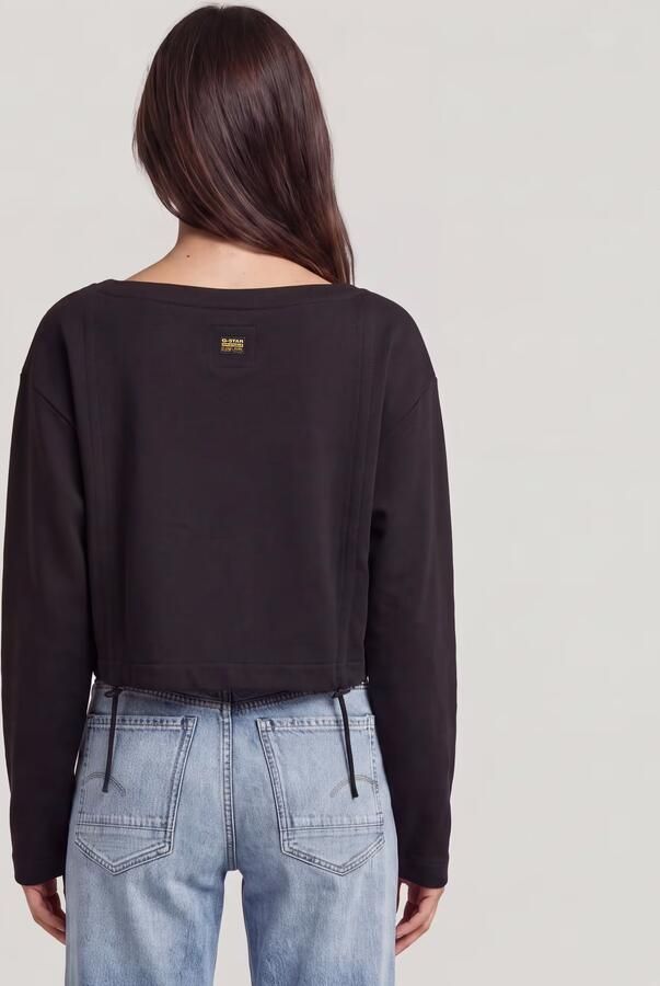 G-Star RAW Adjustable Strings Sweater Zwart Dames - Foto 4