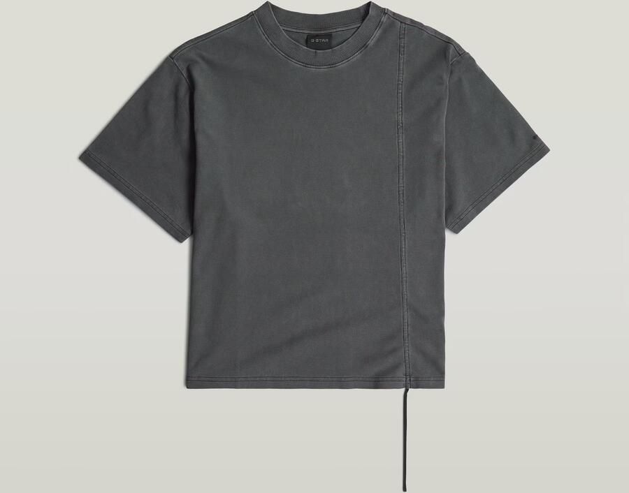 G-Star RAW Adjustable Washed Relaxed T-Shirt Zwart Dames - Foto 3