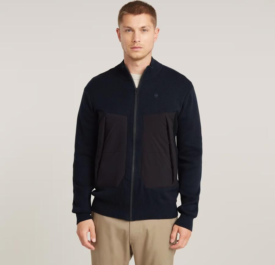 G-Star RAW Alfresco Gebreide Trui Donkerblauw Heren - Foto 7