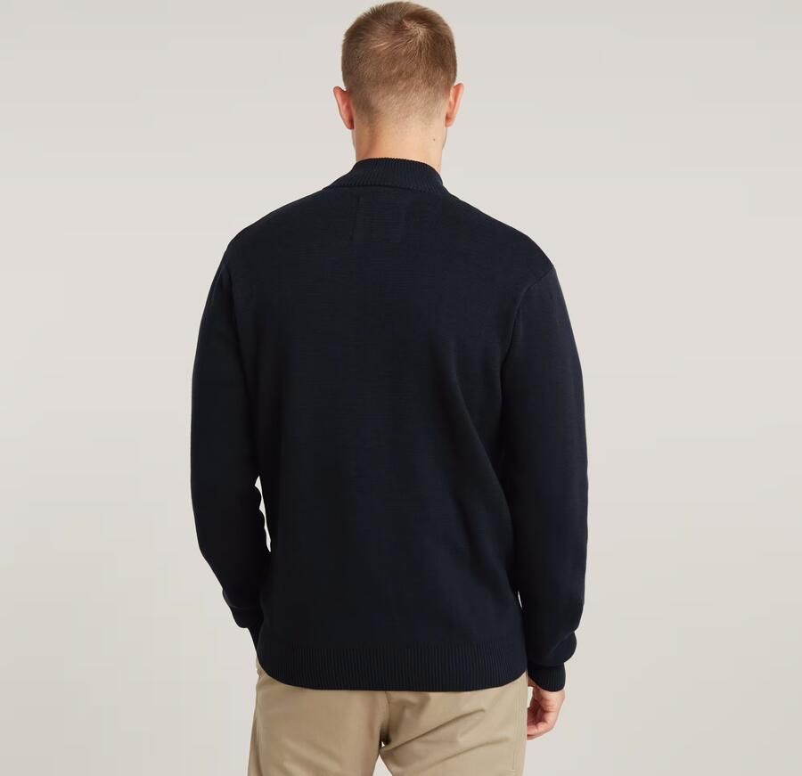 G-Star RAW Alfresco Gebreide Trui Donkerblauw Heren - Foto 5