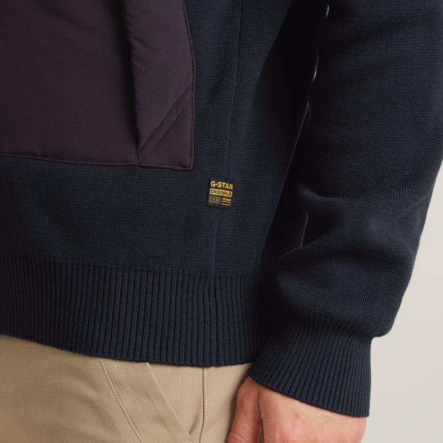 G-Star RAW Alfresco Gebreide Trui Donkerblauw Heren - Foto 2