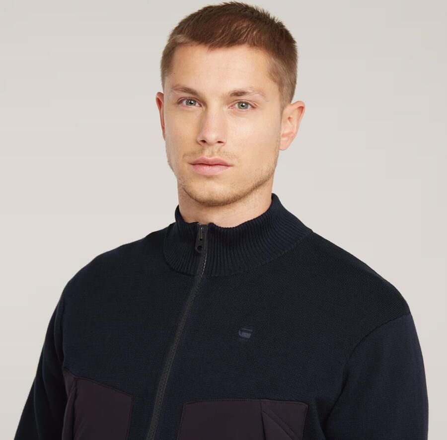 G-Star RAW Alfresco Gebreide Trui Donkerblauw Heren - Foto 4