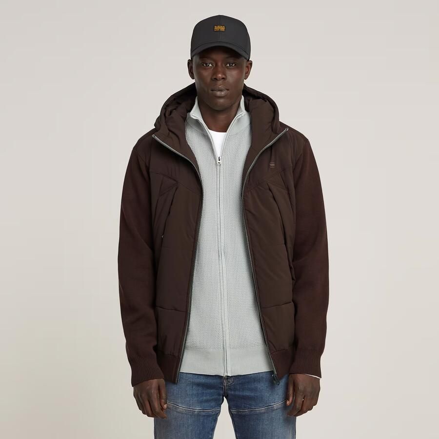G-Star RAW Alfresco Hoodie Met Rits Bruin Heren - Foto 7