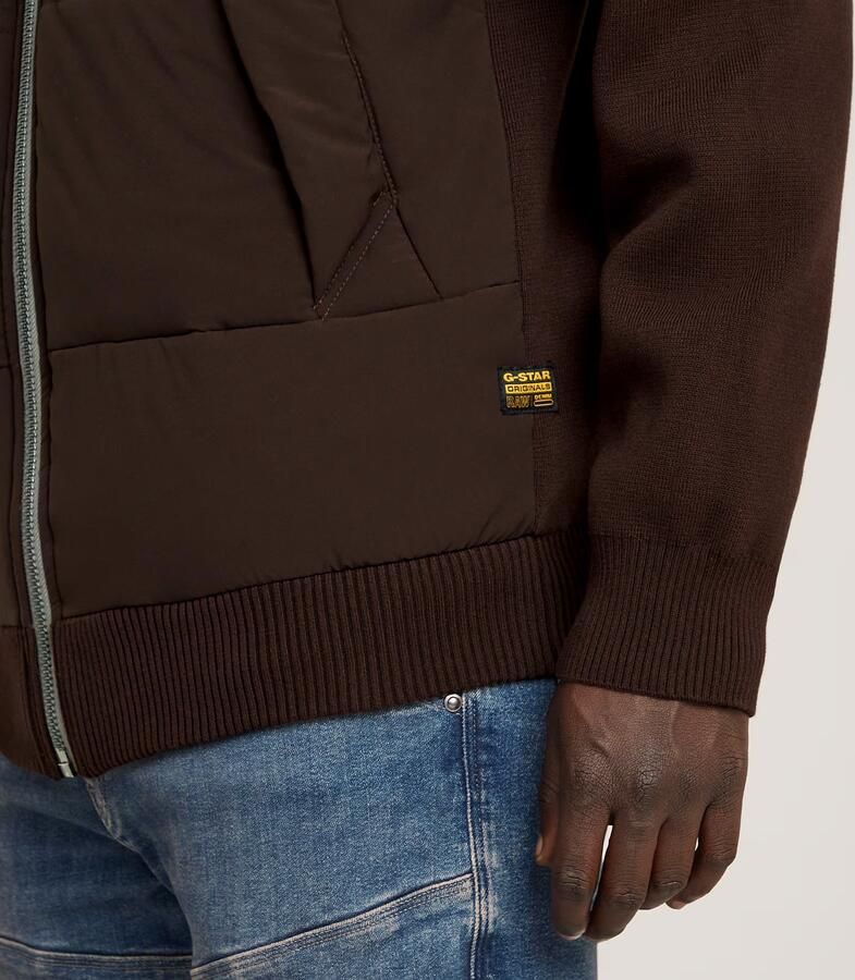 G-Star RAW Alfresco Hoodie Met Rits Bruin Heren - Foto 5