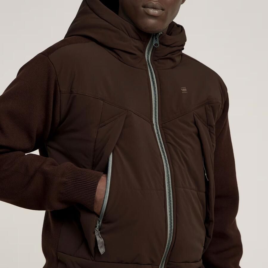 G-Star RAW Alfresco Hoodie Met Rits Bruin Heren - Foto 2