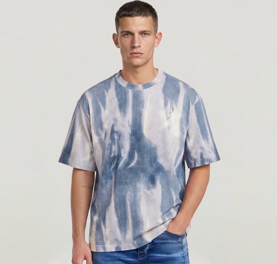 G-Star RAW Allover Print Loose T-Shirt Meerkleurig Heren - Foto 6