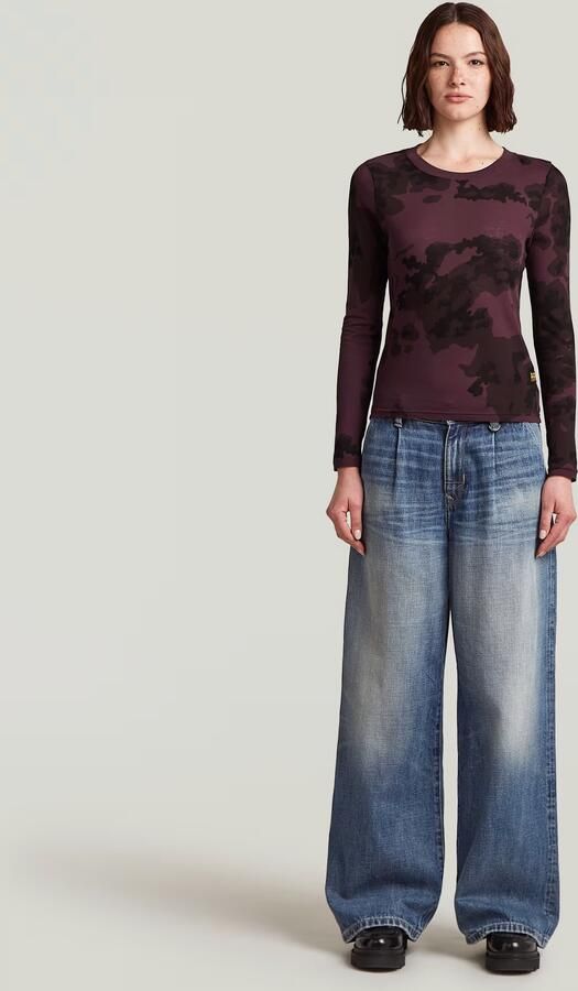 G-Star RAW Allover Print Slim T-Shirt Meerkleurig Dames - Foto 5