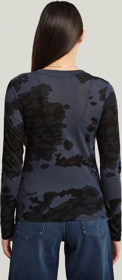 G-Star RAW Allover Print Slim T-Shirt Meerkleurig Dames - Foto 4