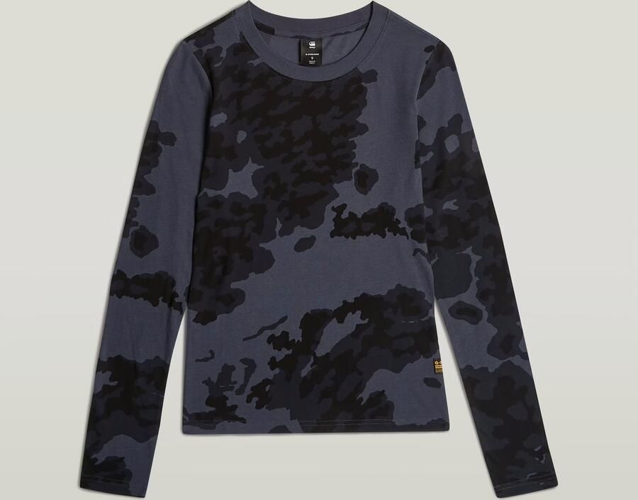 G-Star RAW Allover Print Slim T-Shirt Meerkleurig Dames - Foto 3