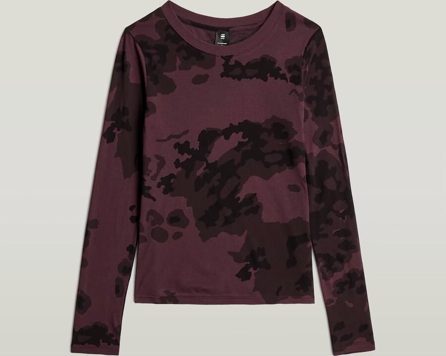 G-Star RAW Allover Print Slim T-Shirt Meerkleurig Dames - Foto 2