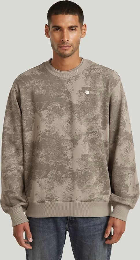 G-Star Raw Sweatshirt in All-over look met Ronde hals - Foto 4