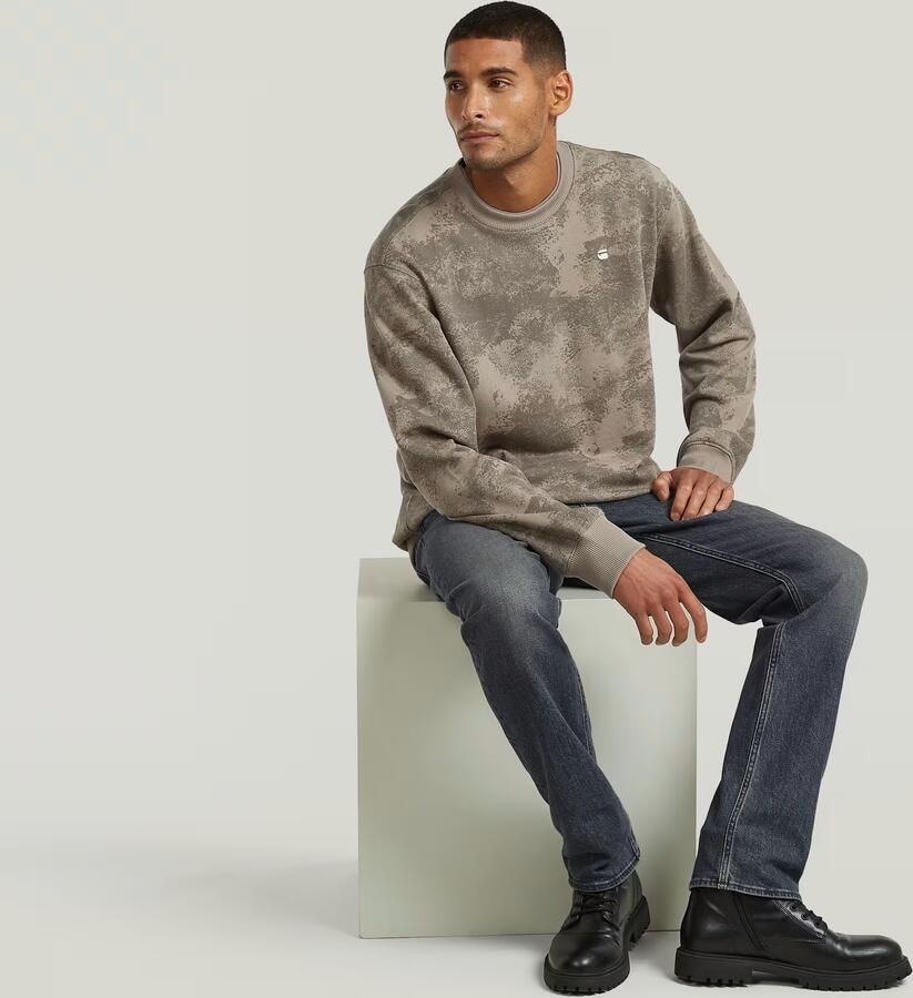 G-Star Raw Sweatshirt in All-over look met Ronde hals - Foto 5