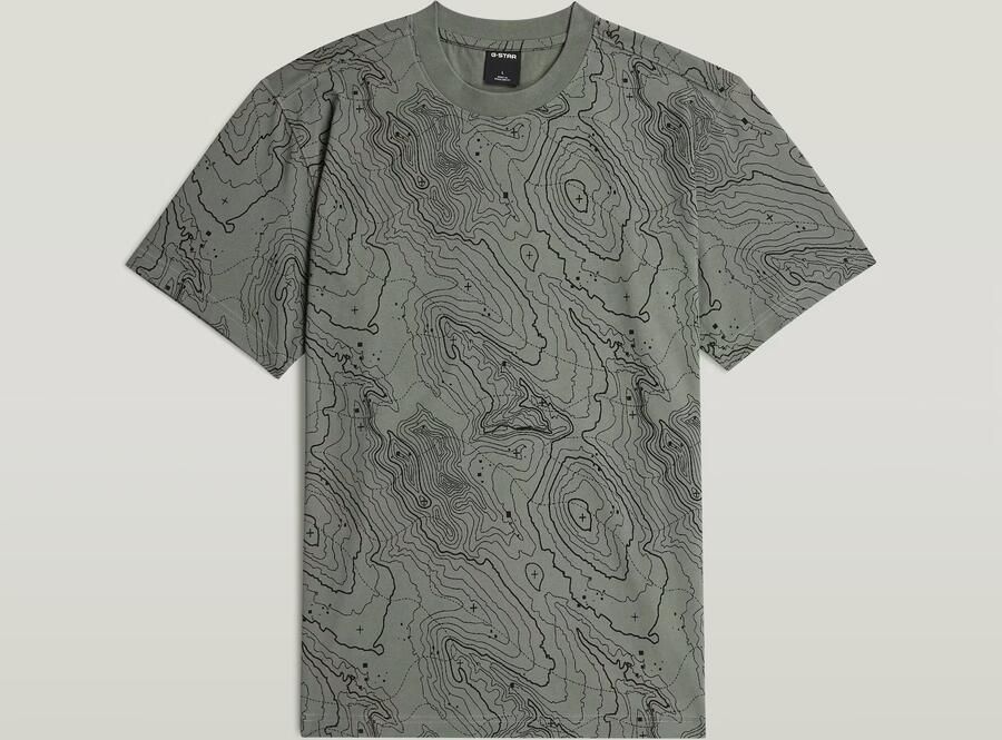 G-Star RAW Allover Print T-Shirt Meerkleurig Heren
