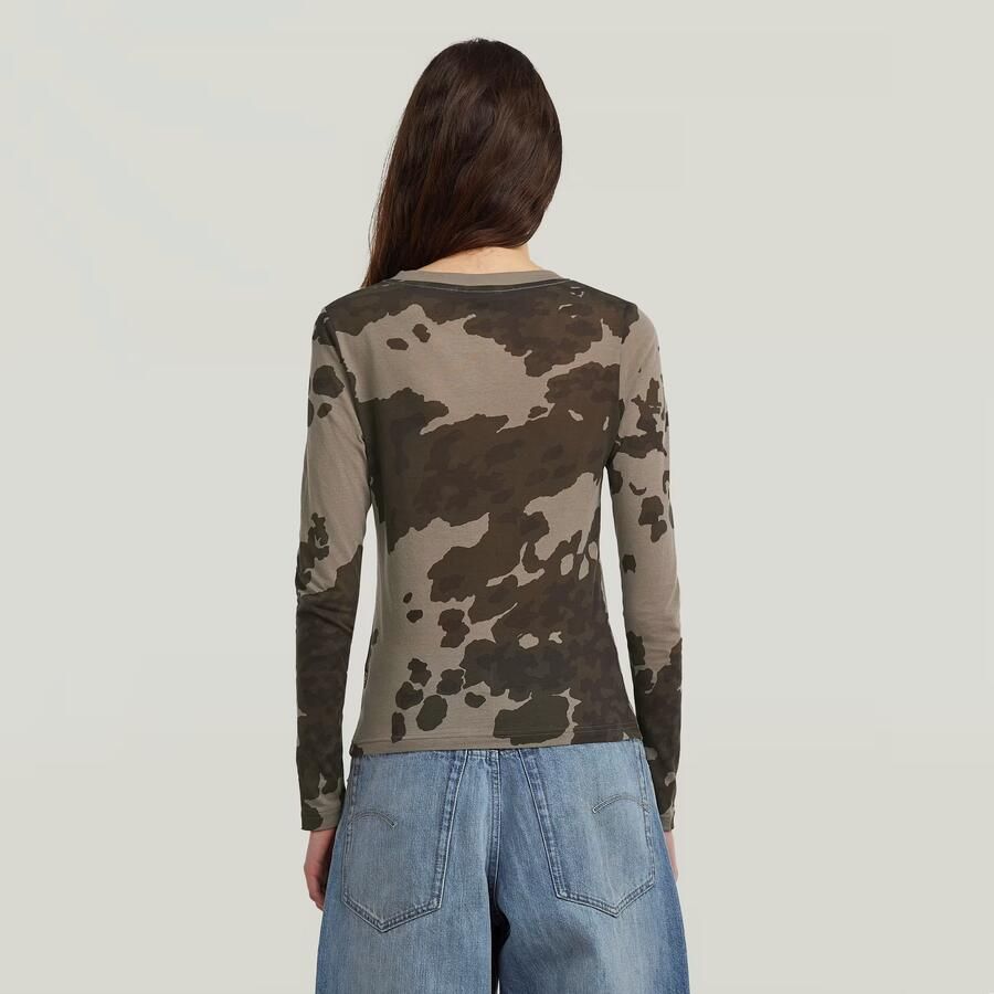 G-Star Raw Shirt met lange mouwen met geribde ronde hals - Foto 2