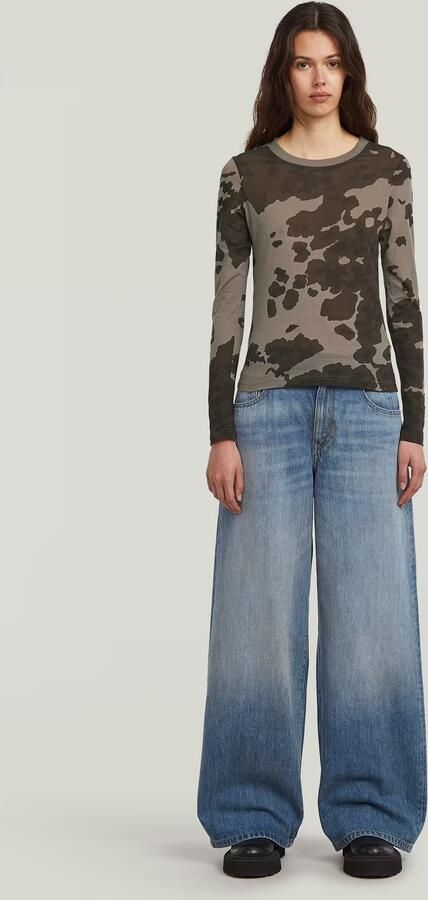 G-Star Raw Shirt met lange mouwen met geribde ronde hals - Foto 9