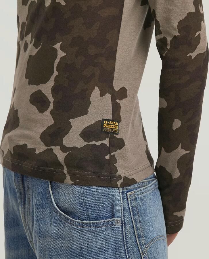 G-Star Raw Shirt met lange mouwen met geribde ronde hals - Foto 4