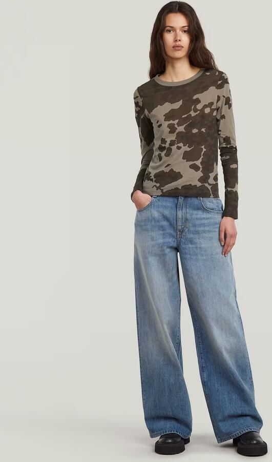 G-Star Raw Shirt met lange mouwen met geribde ronde hals - Foto 8