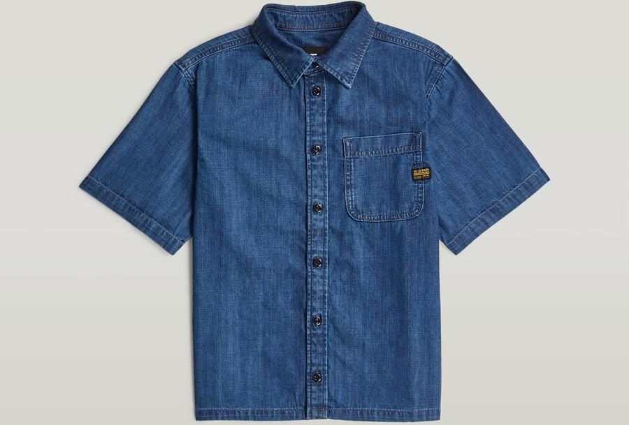 G-Star RAW Alvi Overhemd voor jongens Donkerblauw jongens - Foto 3