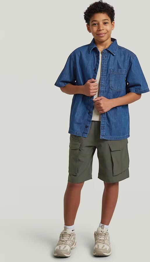 G-Star RAW Alvi Overhemd voor jongens Donkerblauw jongens - Foto 5