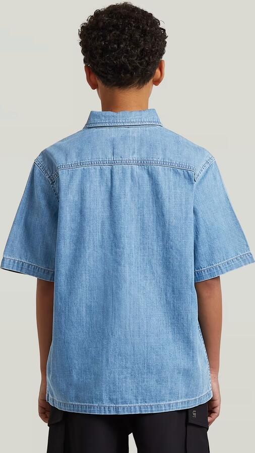 G-Star RAW Alvi Overhemd voor jongens Lichtblauw jongens - Foto 4