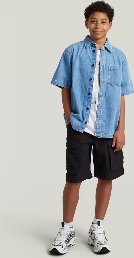 G-Star RAW Alvi Overhemd voor jongens Lichtblauw jongens - Foto 6