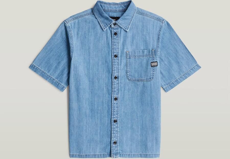 G-Star RAW Alvi Overhemd voor jongens Lichtblauw jongens - Foto 3