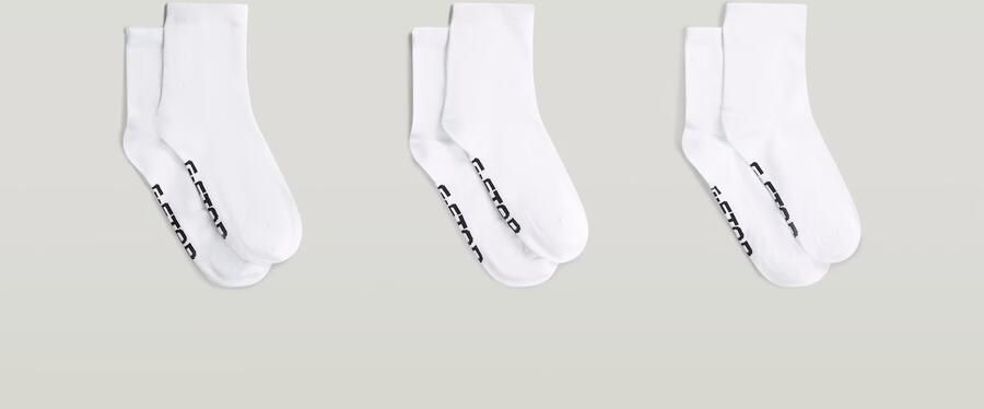 G-Star RAW Korte sokken SNOWFLAKE 3 PACK ANKLET SOCKS (set 3 paar) - Foto 6