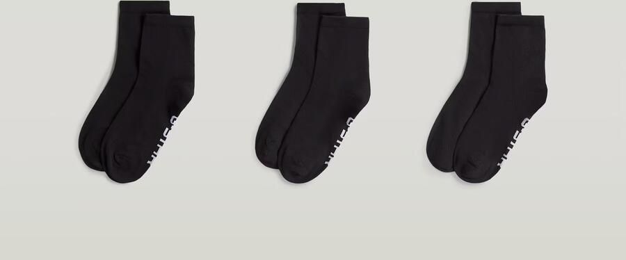 G-Star RAW Korte sokken SNOWFLAKE 3 PACK ANKLET SOCKS (set 3 paar) - Foto 3