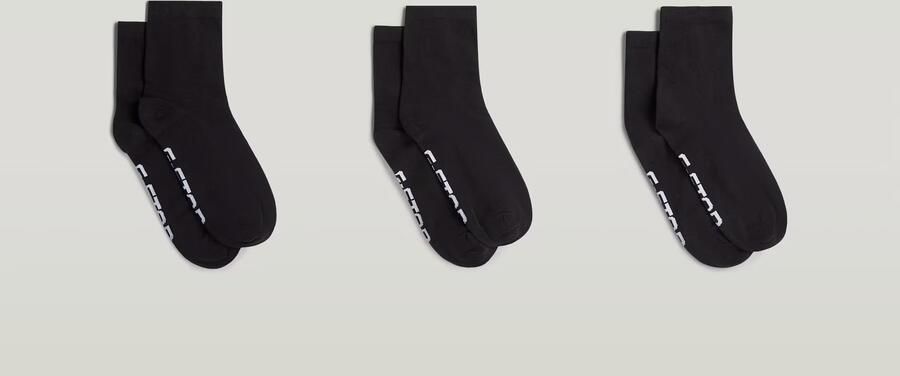 G-Star RAW Korte sokken SNOWFLAKE 3 PACK ANKLET SOCKS (set 3 paar) - Foto 6