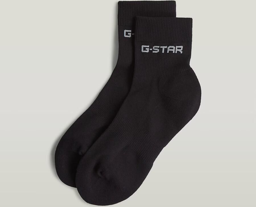 G-Star RAW Anklet Sokken 3 Paar Zwart Dames - Foto 3