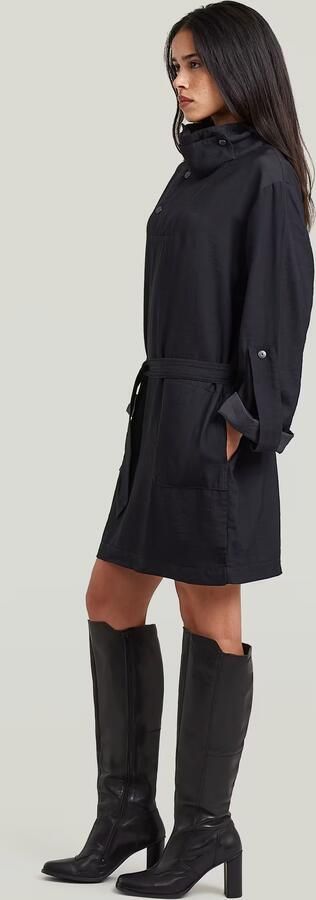 G-Star RAW Anorak Jurk Midden blauw Dames - Foto 7