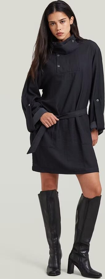 G-Star RAW Anorak Jurk Midden blauw Dames - Foto 6