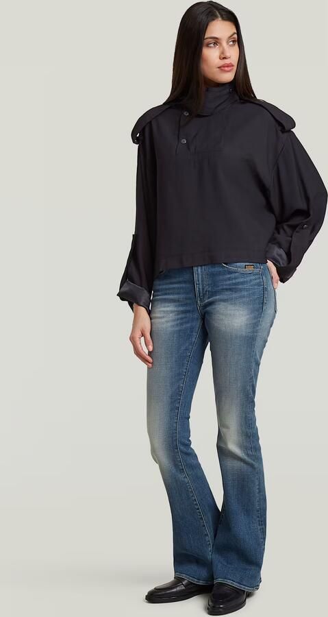 G-Star RAW Anorak Overhemd Zwart Dames - Foto 4