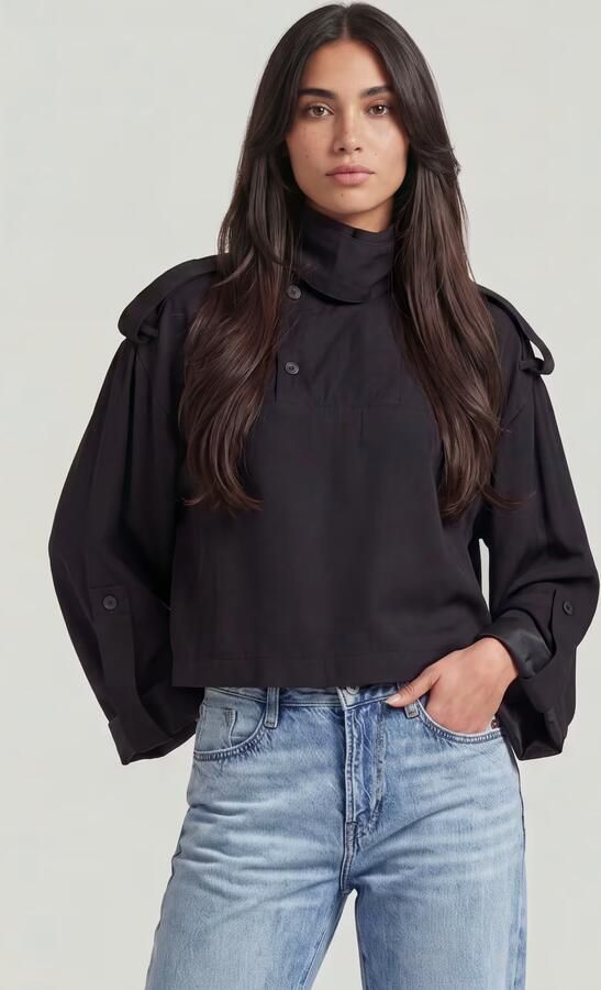G-Star RAW Anorak Overhemd Zwart Dames - Foto 5