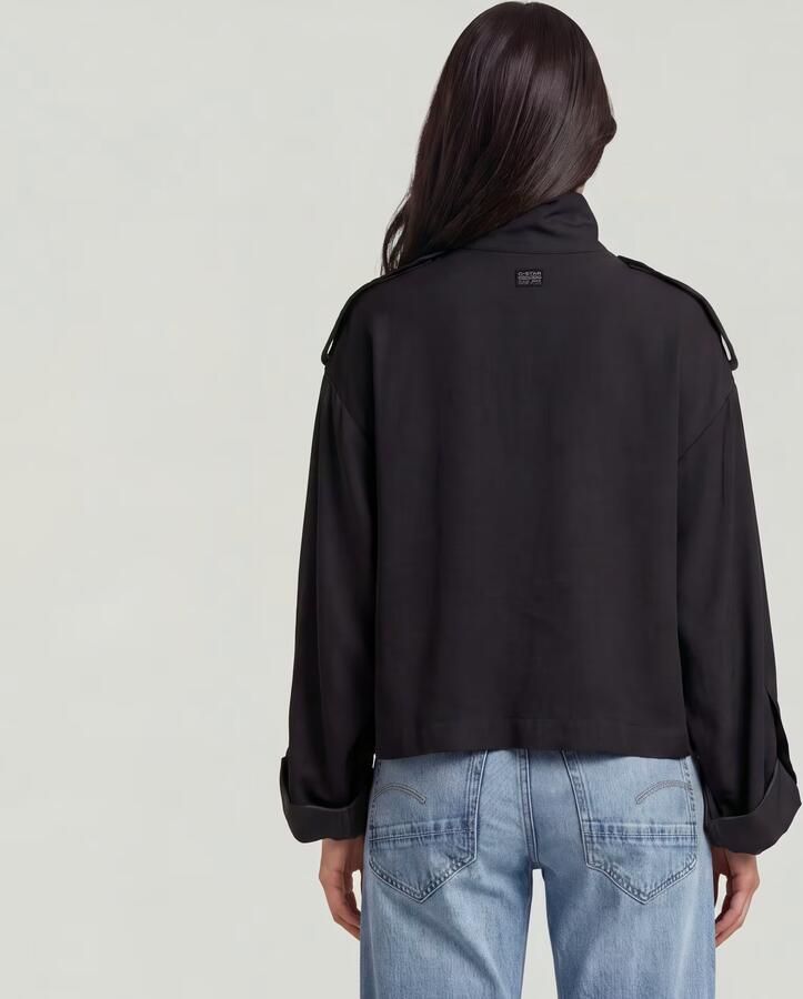 G-Star RAW Anorak Overhemd Zwart Dames - Foto 4