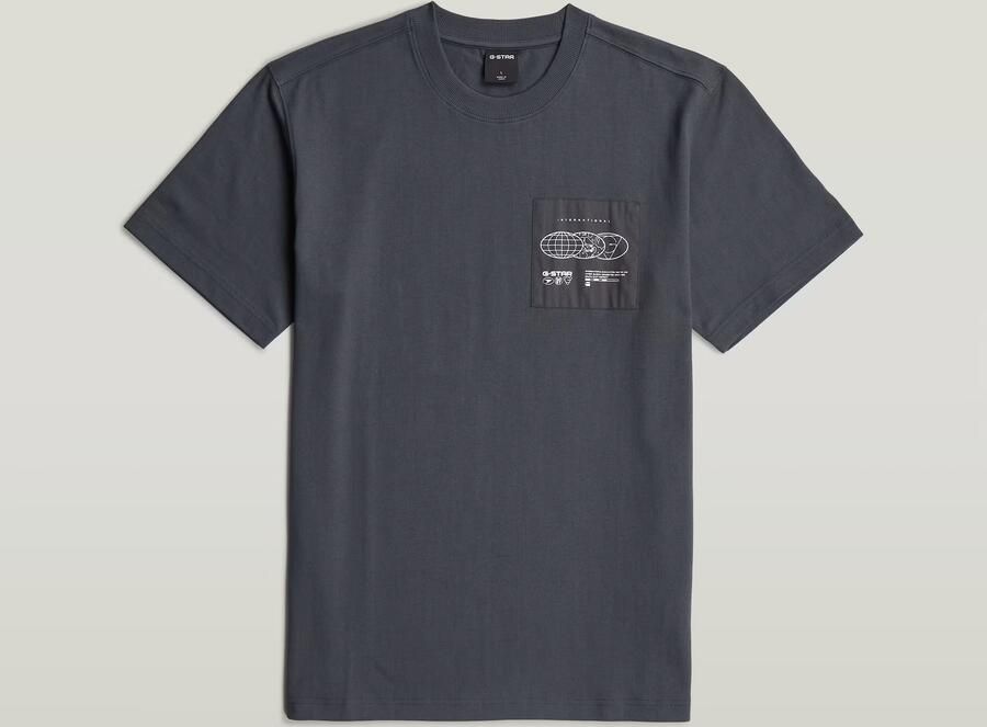 G-Star RAW Applique Graphic T-Shirt Grijs Heren - Foto 5