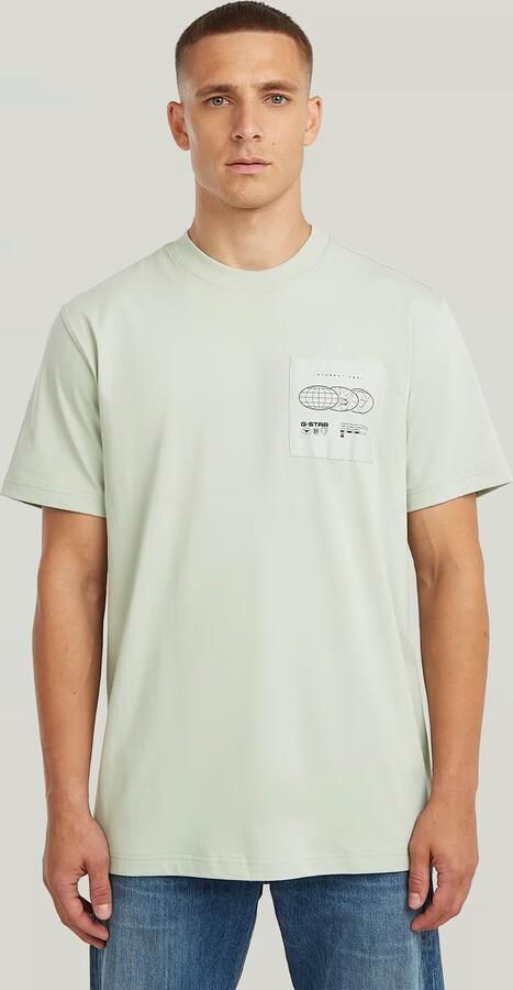 G-Star RAW Applique Graphic T-Shirt Groen Heren - Foto 4
