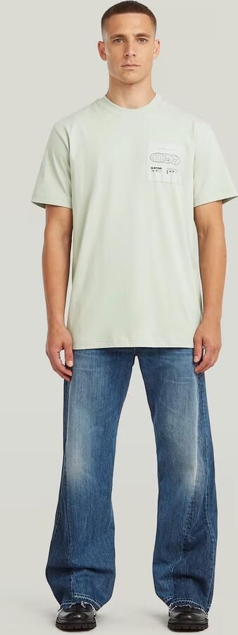 G-Star RAW Applique Graphic T-Shirt Groen Heren - Foto 8