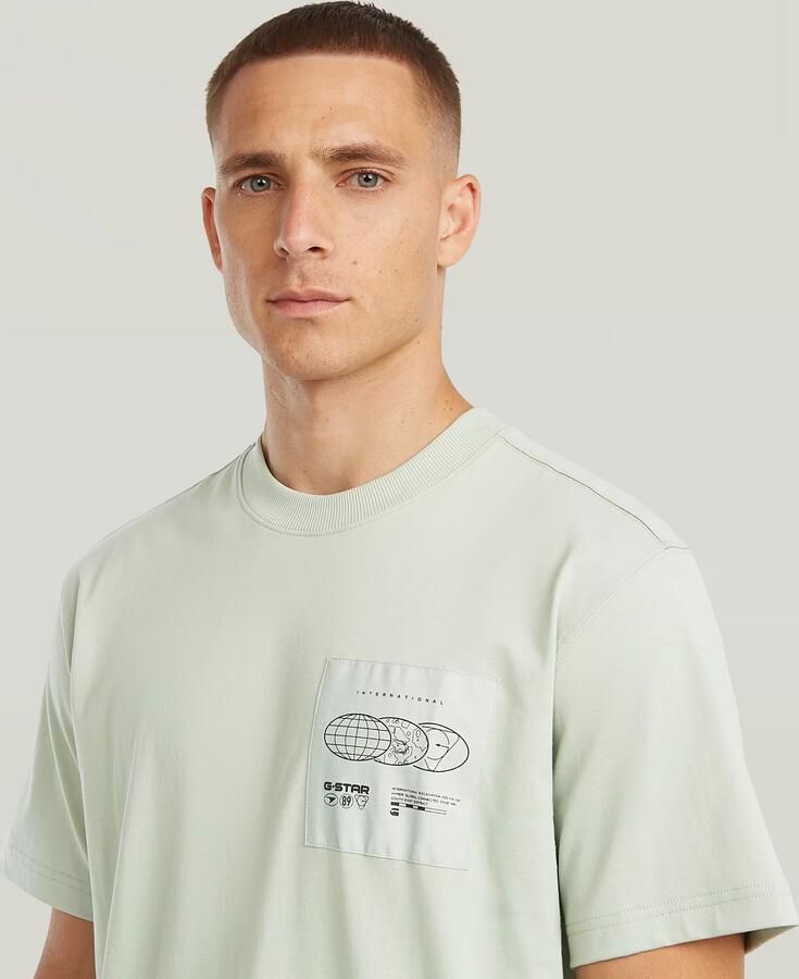 G-Star RAW Applique Graphic T-Shirt Groen Heren - Foto 6