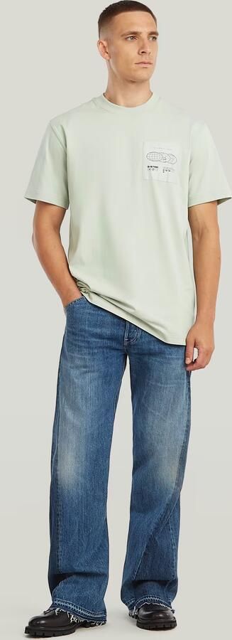 G-Star RAW Applique Graphic T-Shirt Groen Heren - Foto 9