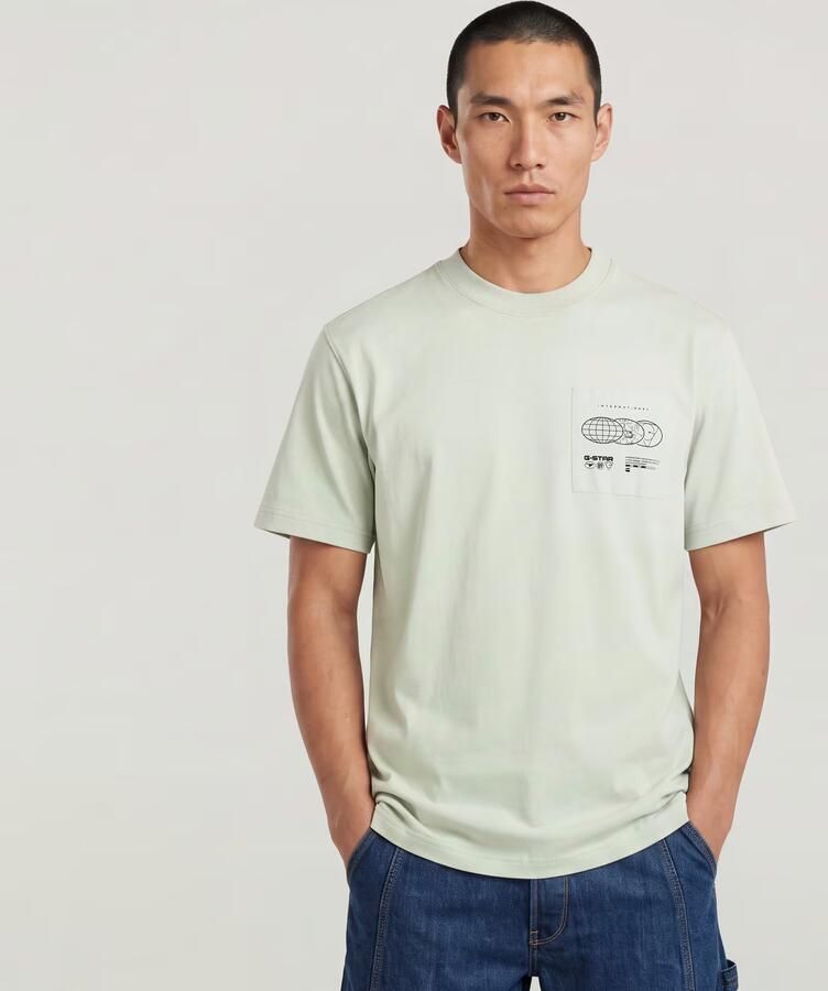 G-Star RAW Applique Graphic T-Shirt Groen Heren - Foto 7