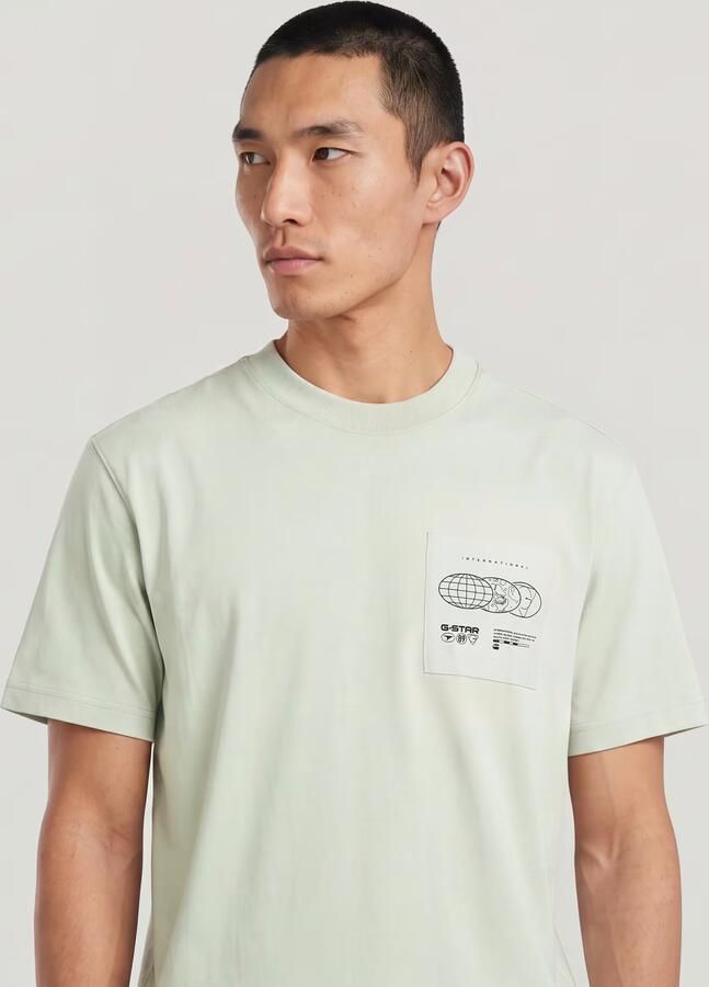 G-Star RAW Applique Graphic T-Shirt Groen Heren - Foto 9